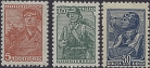 6-й Стандартный выпуск. 1939-43 гг. 3 шт.